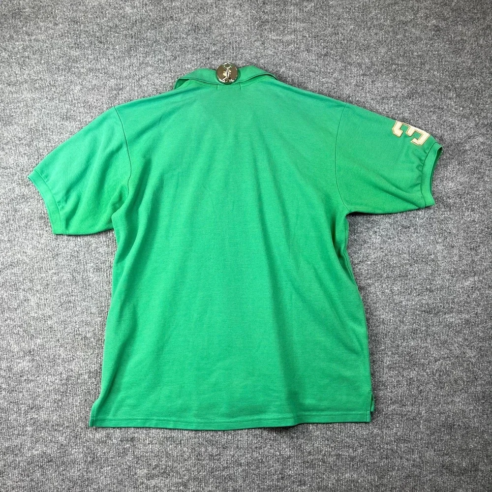 Polo Ralph Lauren Polo Shirt‎ Mens XL Green Big Pony #3 Performance Tennis Golf